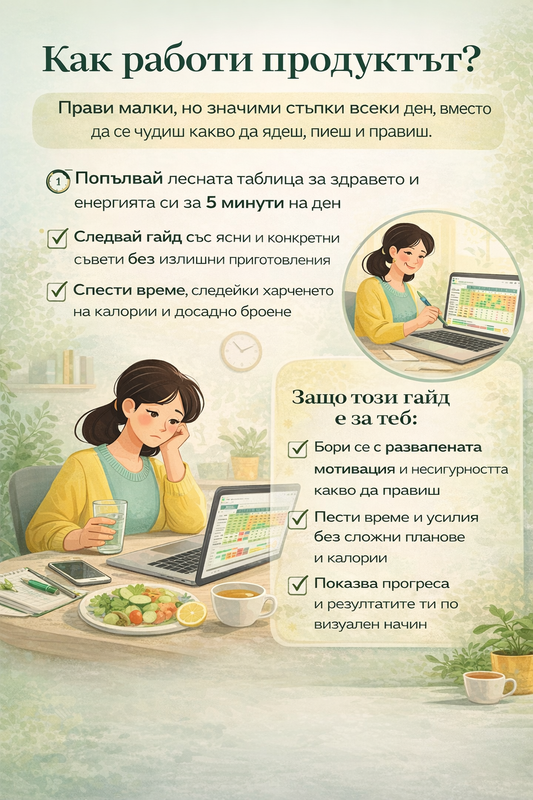 „Контролирай здравето и енергията си: Практически гайд